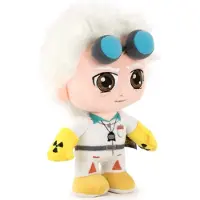 Back To The Future Doc Brown - Pluche Knuffel 30 cm - Speelgoed Knuffels voor Kinderen Jongens Meisjes - DeLorean, Marty McFly, Doc Brown