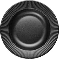 Eva Solo Trio Legio Nova Diep Bord 22 Cm Zwart - Dinerborden Porselein Black - 787223