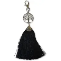 Ruben Robijn Ibiza sleutelhanger - levensboom - Tree of Life - Zwart