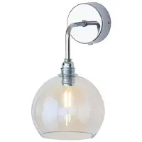 Ebb & Flow Rowan Wandlamp Chameleon | Shiny Silver E14 IP20