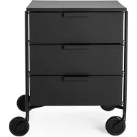 Kartell Mobil Mat Container 3 containers | Mat Black