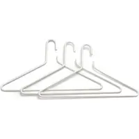 Essem Design Triangle Hanger 3-pack Structure - Haken en hangers Staal White - 38270-8