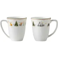Wik & Walsøe Julemorgen glühweinmok 2-pack Wit-multi