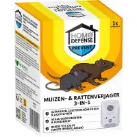 Kb Muizen- En Rattenverjager - Ultrasoon Geluid - Elektromagnetisme - Lichtflitsen