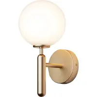 Nuura Miira Wandlamp Brass|Opal White