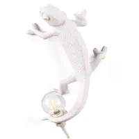 Seletti Chameleon Lamp Going Up Wandlamp Wit - Kinderlampjes Hars White - 15092