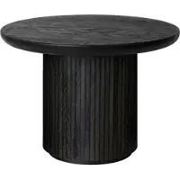 Gubi Moon Salontafel Ø60 cm | Black Stained Oak Veneer
