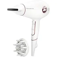 Rowenta Sèche-cheveux hybride Volumizer CV6135F0 1800 W Blanc et Rouge