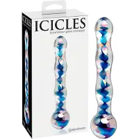 Pipedream Icicles glazendildo Icicles No. 8 blauw,transparant - 7 inch