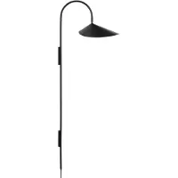 Ferm Living Arum Swivel Wandlamp 127 Cm Zwart - Wandlampen Ijzer Black - 1104266355