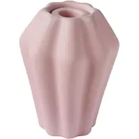 PotteryJo Birgit vaas/waxinelichtjeshouder 14 cm Lily roze