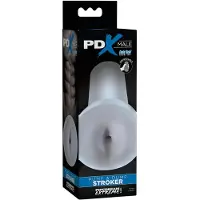 PDX Pump &amp; Dump - levensechte kunstkont-masturbator (transparant)