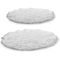 Ferm Living Momento glazen stenen 2-pack Ø21 cm