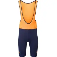 Le Col Sport II Blue Navy/Orange Bib Short || Maat: S