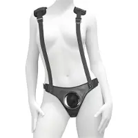 Body Dock - bevestigbare onderstuk met schouderbanden (zwart)
