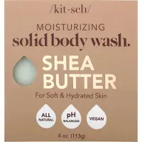 Raw Organic Shea Butter Moisturizing Body Wash Bar