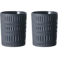 Nachtmann Ethno Whiskyglas 30,4 Cl Pak Van 2 Zwart - Whiskyglazen & cognacglazen Kristal Black - 105395