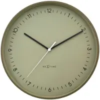 Nextime - 3543KI - Wandklok - 40cm - groen - Berlin L