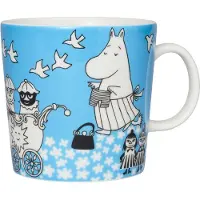 Arabia Moomin Vrede mok 40 cl. Blauw