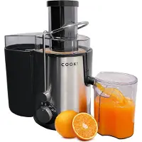 Media Evolution COOK-IT - Sapcentrifuge Extra Sterk - 550 ml Sapbeker - 1L Pulpcontainer - 3 Snelheden Juicer - Ultrafijne Filter