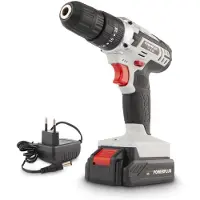 Powerplus Accu klopboormachine POWC1080 - 20V - Variabele snelheid - Incl. 1 x 2.0Ah accu en lader - Boormachine voor beton, hout en staal