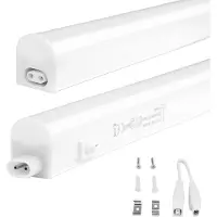 BES LED LED TL Armatuur met T5 Buis - Aigi Timola - 30cm Enkel - 4W - Koppelbaar - Natuurlijk Wit 4000K - Mat Wit - Kunststof