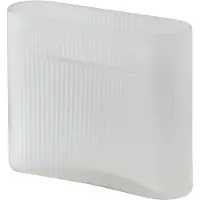 Muuto Ridge vaas bevroren glas 16,5 cm White