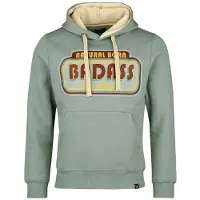 King Kerosin Trui met capuchon - Badass Hoodie - M tot 4XL - voor Mannen - groen - Maat L
