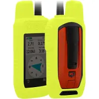 Kwmobile Hoesje geschikt voor Garmin Alpha 300 / Alpha 200 - Beschermhoes voor handheld GPS - Back cover in neon geel