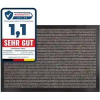 Karat Dura Deurmat - Robuust & Duurzaam - In vele Maten en Kleuren - Antislip Schoonloopmat - Voor Binnen en Buiten - Beige - 100 x 150 cm
