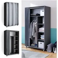 Vicco Doros Kledingopslagkast – 100 x 168 cm Grijs