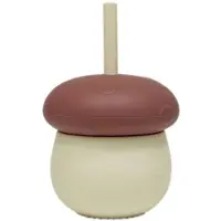 OYOY Mushroom beker Offwhite-red
