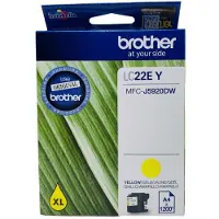 Brother LC-22EY Inktcartridge Geel