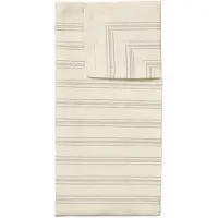 Broste Copenhagen Karl Theedoek 50x70 Cm Grijs - Keukenhanddoeken Gerecycled Katoen Grey - 71210373
