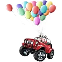 Universeel Creatieve Jeep Auto Muurstickers – Zelfklevende Vinyl Sticker voor Jongenskamer en Kinderkamer Decoratie