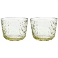 Marimekko Syksy Drink 20 Cl Pak Van 2 - Glazen tumblers Glas Pale Yellow - 073924-220