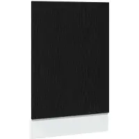 vidaXL Vaatwasserpaneel Lyon 45x1,5x67 cm bewerkt hout zwart eiken