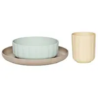 Oyoy Pullo servisset 3-delig Pale Mint-vanilla-taupe