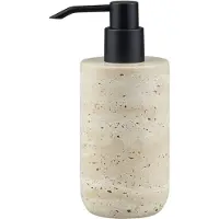 Mette Ditmer Travertine zeepdispenser 17,5 cm Linnen
