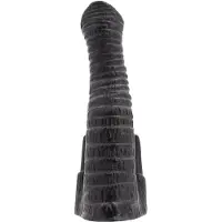 AnimHole Djumbo - olifantenslurf dildo - 18cm (zwart)