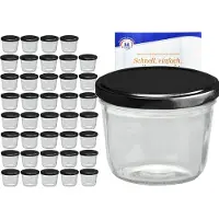 MamboCat Set van 40 bekers 230ml zwart deksel + receptenboekje