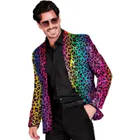 Widmann Paillettencolbert regenboog luipaard