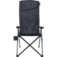 Uquip - Kampeertafels en -stoelen - Justy XL Seat voor Unisex - Zwart