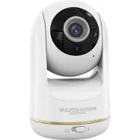 Vulpes goods – Extra Losse Camera PRO – Voorzien Van Tweerichtingsspraak En Ingebouwde Microfoon En Inclusief Montageset En Houder – Voor Babykamer En Babyfoon Uitbreiding – Wit Kunststof
