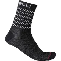 Castelli Go 15 Donkergrijze Sokken, Maat XXL
