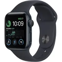 Apple Watch SE (2022) 40mm Midnight Aluminium Midnight Sportband
