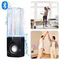 Cheqo Dansende Water Bluetooth Speaker Draadloos - 6W Geluid - LED Lichtshow - Draadloos en Waterdicht
