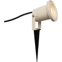 QAZQA Spiespot beige GU10 50mm verstelbaar IP65 incl. kabel en stekker - Basic
