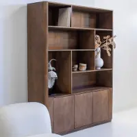 Giga Meubel Wandkast Finn Walnoot XL