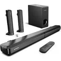 Ultimea Apollo S50 – 4.1-kanaals Smart TV Soundbar met Subwoofer, 2-in-1 Afneembaar, Bluetooth 5.3